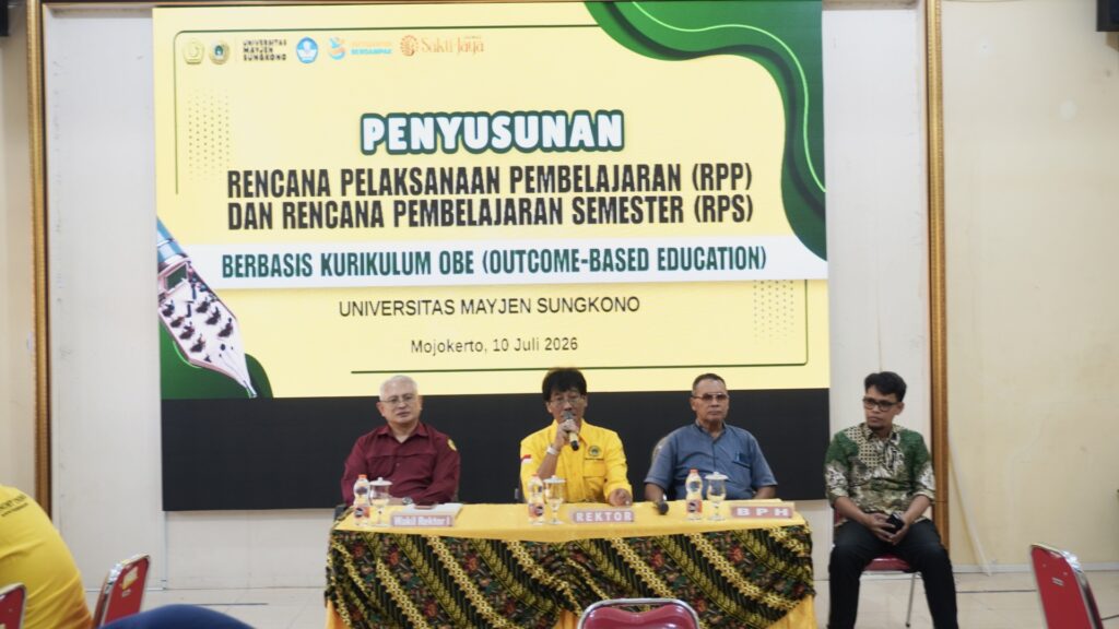 Universitas Mayjen Sungkono Mojokerto                                Perkuat Implementasi Kurikulum OBE Melalui Penyusunan RPP dan RPS